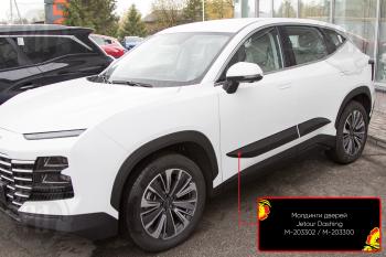 Молдинг двери передний левый Русская Артель Jetour Dashing (2022-2025)