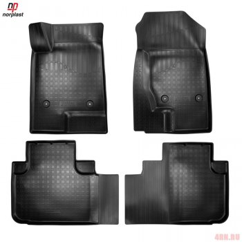 Ковер литьевой салонный ПЛ Norplast Haval F7 - F7x (черный)