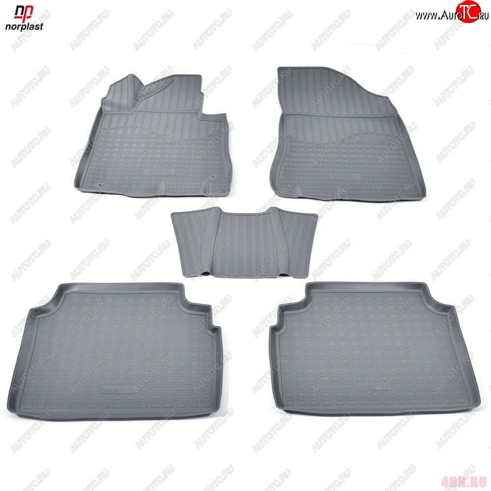 1 р. Ковер литьевой салонный ПЛ Norplast  KIA K5  DL (2019-2022) (черный)  с доставкой в г. Майкоп