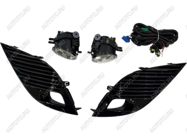 3 899 р. Комплект противотуманных фар (с проводкой, рамкой) BodyParts Toyota Camry XV70 дорестайлинг (2017-2021)  с доставкой в г. Майкоп