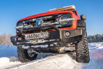 64 849 р. Бампер РИФ силовой передний TANK 300 c защитной центр. дугой, под штатные фары  rift30-11385  с доставкой в г. Майкоп. Увеличить фотографию 37