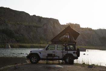 171 999 р. Палатка на крышу автомобиля Wild Land Bush Cruiser 140, лестница 210 см  201045  с доставкой в г. Майкоп. Увеличить фотографию 19