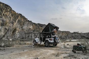 171 999 р. Палатка на крышу автомобиля Wild Land Bush Cruiser 140, лестница 210 см  201045  с доставкой в г. Майкоп. Увеличить фотографию 29