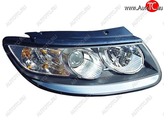 7 449 р. Правая фара (c электрокорректором) BODYPARTS Hyundai Santa Fe CM дорестайлинг (2006-2009)  с доставкой в г. Майкоп