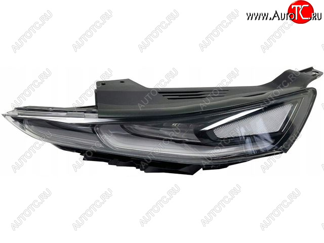 8 299 р. Левая фара (ДХО) BODYPARTS Hyundai Santa Fe TM дорестайлинг (2018-2021)  с доставкой в г. Майкоп