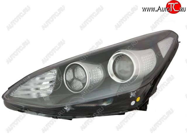 7 399 р. Левая фара (корректор, линзован) BODYPARTS  KIA Sportage  4 QL (2016-2018) дорестайлинг  с доставкой в г. Майкоп