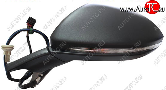 5 899 р. Боковое левое зеркало (электрическое, с подогревом, 6 контактов) BodyParts Volkswagen Golf 7 дорестайлинг, хэтчбэк 5 дв. (2012-2017) (неокрашенное)  с доставкой в г. Майкоп