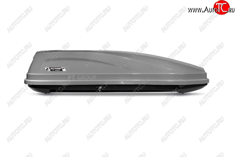 29 389 р. Автобокс PT GROUP (450л., 187х88х44, двустороннее открывание) Active M Lux серый Saturn Vue (2002-2007) (Серый)  с доставкой в г. Майкоп