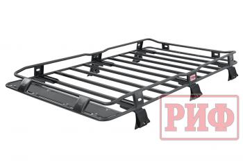 43 449 р. Багажник экспедиционный (корзина) РИФ 1350x2100 мм Toyota Land Cruiser 76 (высота крепежа 135 мм)  rif070-roof3  с доставкой в г. Майкоп. Увеличить фотографию 1