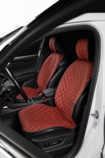 5 999 р. Накидка на сиденье (5 мест Каир) ТЕЙЛОР ст БАЙРОН Lord Autofashion   (красный, строчка черная)  с доставкой в г. Майкоп. Увеличить фотографию 10
