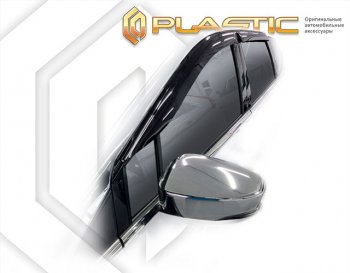 2 079 р. Дефлектора окон (рынок Юго-Восточной Азии) CA-Plastic  Mitsubishi Xpander Cross  NC1W (2022-2025) минивэн рестайлинг (серия Classic полупрозрачный)  с доставкой в г. Майкоп. Увеличить фотографию 2