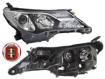 21 749 р. Фара Toyota RAV4 (XA40) 12-15 (Справа) DEPO 212-11W1R-LDEM2  с доставкой в г. Майкоп. Увеличить фотографию 3