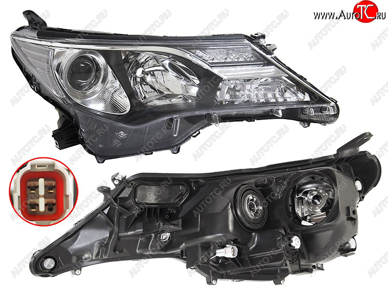 21 749 р. Фара Toyota RAV4 (XA40) 12-15 (Справа) DEPO 212-11W1R-LDEM2  с доставкой в г. Майкоп