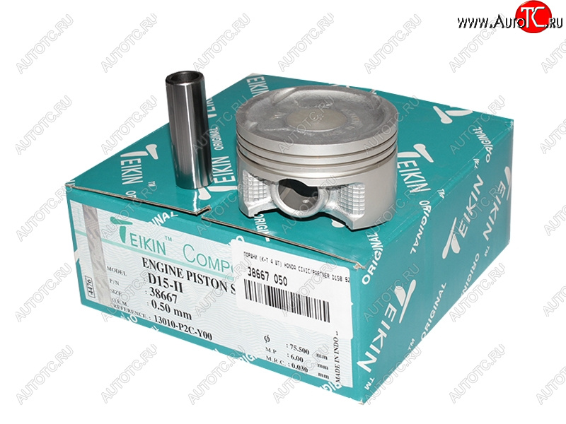 5 599 р. Поршни (к-т 4 шт) HONDA CIVICPARTNER D15B 92- TEIKIN 38667 050  с доставкой в г. Майкоп