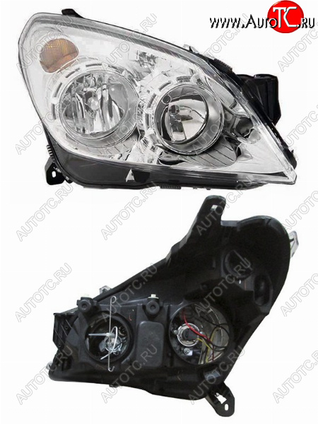 14 299 р. Фара OPEL ASTRA 07-14 RH хром, с электрокрректором DEPO 442-1140RMLEMN1  с доставкой в г. Майкоп