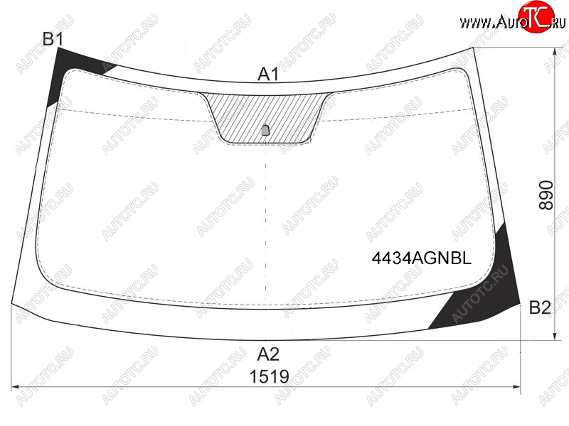 6 299 р. Стекло лобовое Kia Soul 08-14 FUYAO 4434AGNBL  с доставкой в г. Майкоп