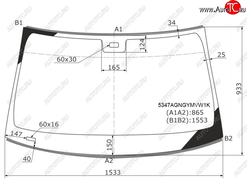 8 649 р. Стекло лобовое (Датчик дождя) Mercedes-Benz E-Class 02-09 FUYAO 5347AGNGYMVW1K  с доставкой в г. Майкоп