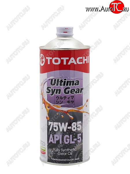 1 769 р. Масло трансмиссионное синтетическое TOTACHI Ultra Syn-Gear 75W-85 1л TOTACHI G3201  с доставкой в г. Майкоп
