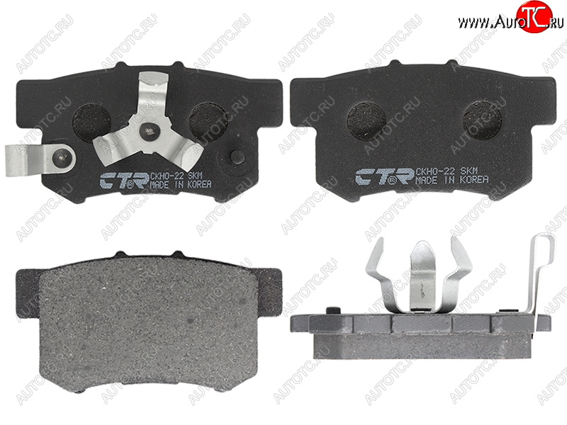 2 199 р. Колодки тормозные задние RH-LH SAT Honda CR-V RD4,RD5,RD6,RD7,RD9  дорестайлинг (2001-2004) (С крепежом в поршень суппорта)  с доставкой в г. Майкоп