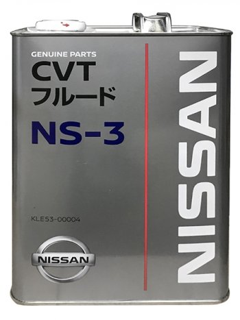 7 449 р. Масло трансмиссионное NISSAN CVT  NS-3 4Л. NISSAN KLE53-00004  с доставкой в г. Майкоп. Увеличить фотографию 1