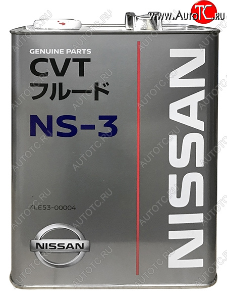 7 449 р. Масло трансмиссионное NISSAN CVT  NS-3 4Л. NISSAN KLE53-00004  с доставкой в г. Майкоп