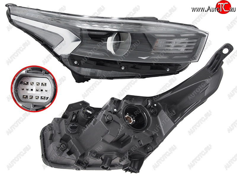 23 999 р. Фара правая (галоген, ДХО) SAT  KIA Cerato  4 BD (2021-2025) рестайлинг седан  с доставкой в г. Майкоп