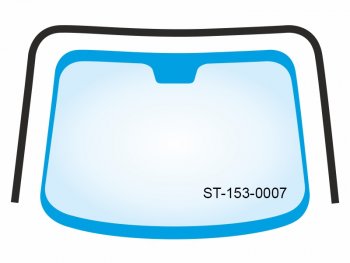 1 299 р. Молдинг лобового стекла (П-образный) Kia Cerato 08-13  Forte 08-13 SAT ST-153-0007  с доставкой в г. Майкоп. Увеличить фотографию 1