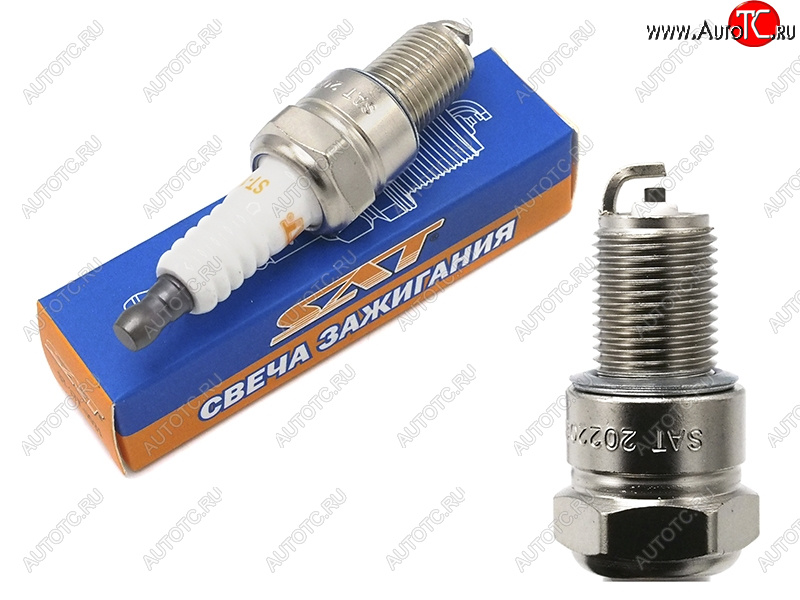 99 р. Свеча зажигания CHEVROLET AVEOKALOS 05-LADA GRANTAKALINALARGUS 11-NIVA 76-MMC L200 86-07 SAT ST-177-0031  с доставкой в г. Майкоп