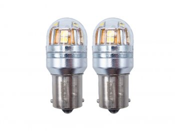 829 р. Лампа дополнительного освещения 12V P21W 2.8W320LM  Canbus LED (Комплект 2 шт.) SAT ST-175-0064  с доставкой в г. Майкоп. Увеличить фотографию 1