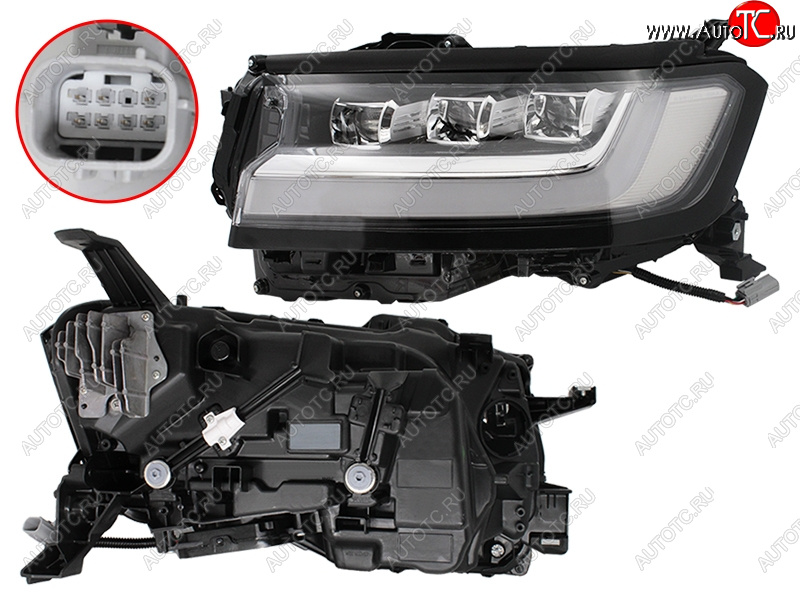 30 699 р. Фара Toyota Land Cruiser (J300) 21- (Спереди Слева) SAT ST-212-11LC1L  с доставкой в г. Майкоп
