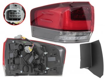 Фонарь задний Toyota Land Cruiser (J300) 21- (Слева LED) SAT ST-212-19LCL