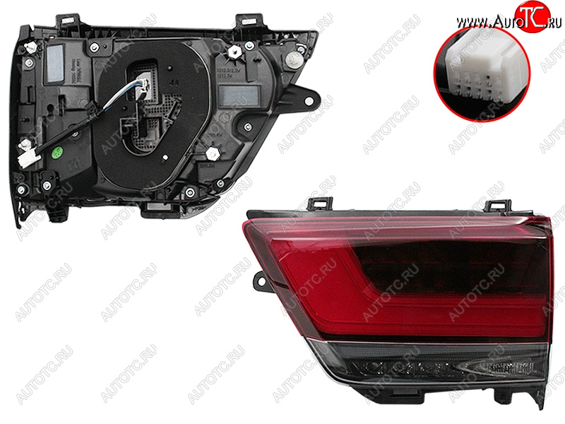 8 649 р. Фонарь в крышку багажника Toyota Land Cruiser (J300) 21- (Справа LED) SAT ST-212-1357R  с доставкой в г. Майкоп