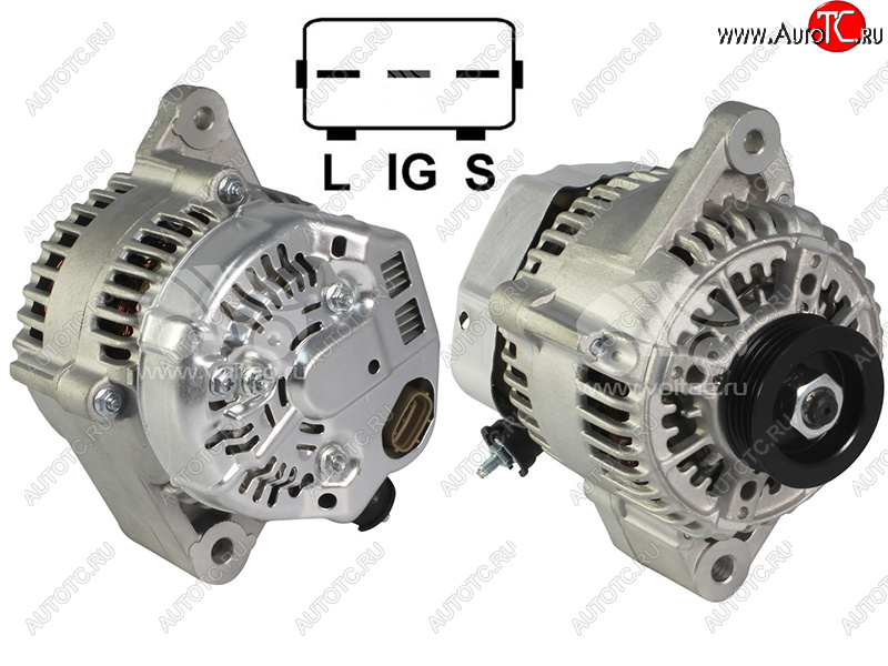 7 699 р. Генератор TOYOTA LAND CRUISER PRADO 5VZFE 95-02HILUX SURF VZN18# 5VZFE  95-02 12V 80A SAT ST-27060-62160  с доставкой в г. Майкоп