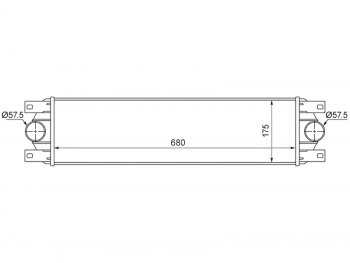 6 599 р. Интеркулер RENAULT MASTER 97-10OPEL MOVANO 98-10NISSAN INTERSTAR 97-10 SAT ST-77010-43695  с доставкой в г. Майкоп. Увеличить фотографию 1