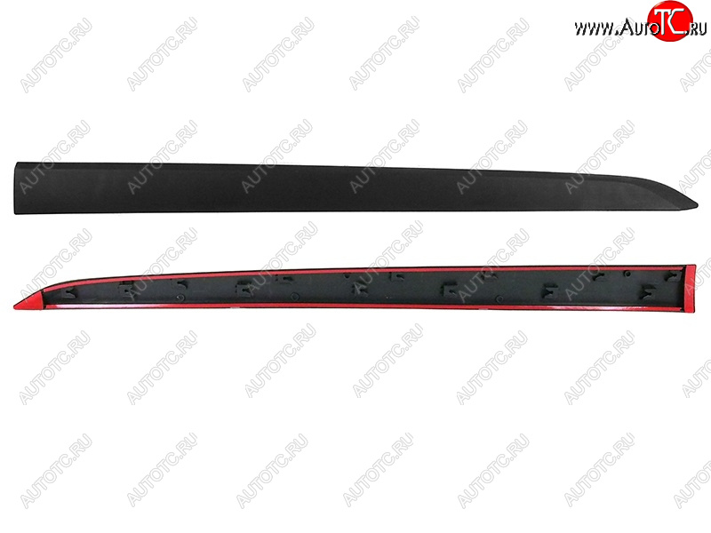 2 389 р. Накладка двери Kia Rio X-Line 17-22 (Спереди Справа Снизу) SAT ST-81-0004  с доставкой в г. Майкоп
