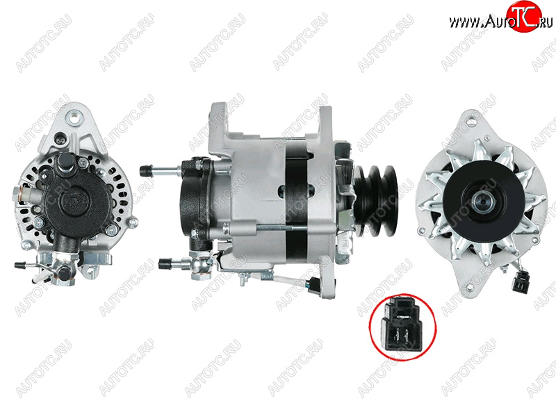 11 749 р. Генератор TOYOTA DYNA 100150 2.4D 87-88HIACE 87-95HI-LUX 2.4D RNLNYN 12V 55A 88-05 2L3L SAT ST-85-0098  с доставкой в г. Майкоп