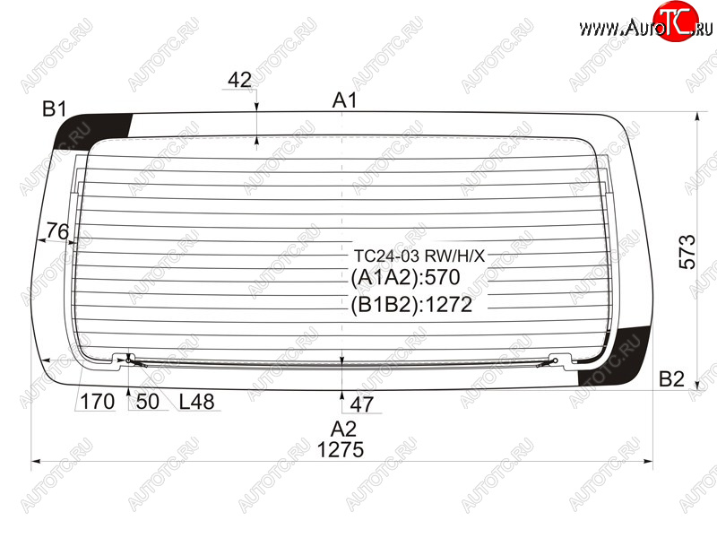 8 499 р. Стекло заднее (Цвет зеленый Обогрев) Nissan Serena 01-05 XYG TC24-03 RW/H/X  с доставкой в г. Майкоп