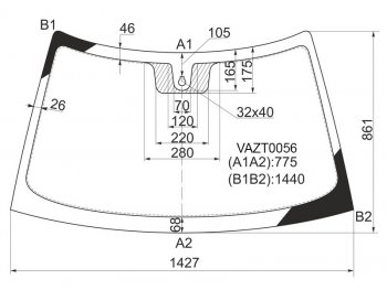 4 599 р. Стекло лобовое (Датчик дождя) LADA 2110 95-14  2111 97-14  2112 99-09  Priora 07-18 KMK VAZT0056  с доставкой в г. Майкоп. Увеличить фотографию 1