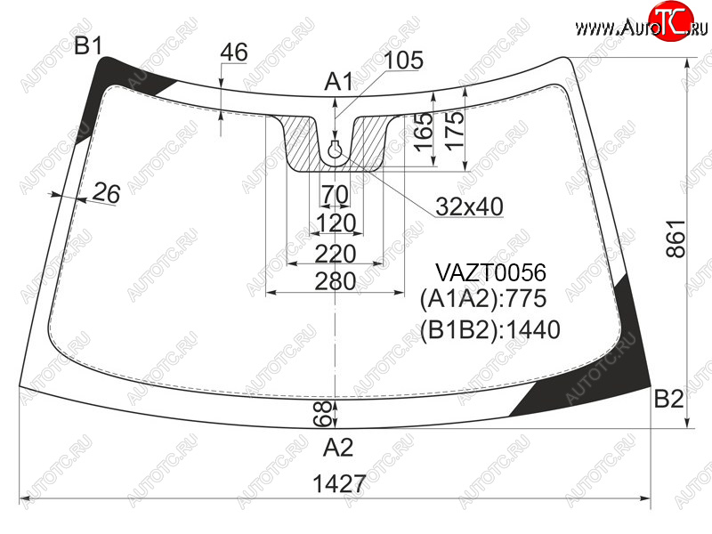 4 599 р. Стекло лобовое (Датчик дождя) LADA 2110 95-14  2111 97-14  2112 99-09  Priora 07-18 KMK VAZT0056  с доставкой в г. Майкоп