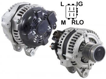 Генератор TOYOTA CAMRY 2.4 01-06/RAV4 2.4 05- 2AZFE ACA31L/ACA33L 12V 100A SAT ST-27060-28361, st2706028361 SAT ST-27060-28361