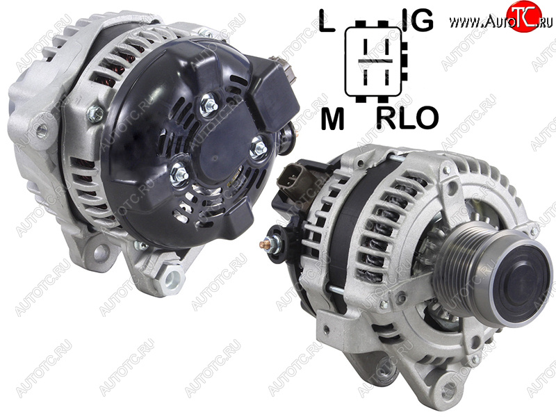 12 899 р. Генератор TOYOTA CAMRY 2.4 01-06/RAV4 2.4 05- 2AZFE ACA31L/ACA33L 12V 100A SAT ST-27060-28361, st2706028361 SAT ST-27060-28361  с доставкой в г. Майкоп