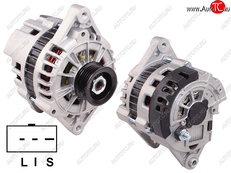 8 999 р. Генератор CHEVROLET LANOS T100/DAEWOO LANOS 1.4/1.5/1.6 12V 85A 97- A14S#/A15S#/A16D# SAT ST-85-0010, st850010 SAT ST-85-0010  с доставкой в г. Майкоп