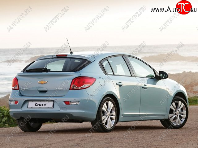 5 409 р. Задние ремонтные арки (комплект) AUTOFERRUM Chevrolet Cruze J305 хэтчбек рестайлинг (2012-2015) (Холоднокатаная сталь 0,8 мм)  с доставкой в г. Майкоп