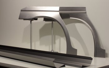 Задние ремонтные арки и пороги AUTOFERRUM Hyundai Matrix  1 FC (2001-2010) дорестайлинг, 1-ый рестайлинг, 2-ой рестайлинг (Оцинкованная сталь 0,8 и 1 мм.)