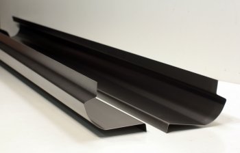 Комплект ремонтных порогов (с усилителем) AUTOFERRUM KIA Spectra (2000-2009) (Холоднокатаная сталь 1 мм)