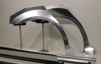 Задние ремонтные арки и пороги (с усилителем) AUTOFERRUM Mazda 6  GG, GY (2002-2008) универсал дорестайлинг, универсал рестайлинг (Холоднокатаная сталь 1 и 1.2 мм)
