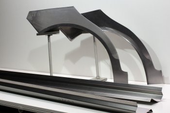 Задние ремонтные арки и пороги (с усилителем) AUTOFERRUM Chery Bonus  (A13) (2011-2016) лифтбэк (Холоднокатаная сталь 1 и 1.2 мм)