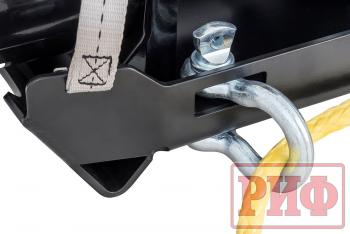 92 859 р. Лебёдка переносная РИФ 9.5XSR c облегчённой площадкой и проводами в сборе, короткий барабан, синтетический трос  9.5xsr-kit1  с доставкой в г. Майкоп. Увеличить фотографию 5