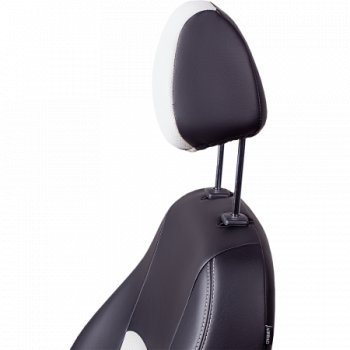 6 199 р. Комплект чехлов для сидений, (РЗС 60/40, 3Г Илана+Орегон) ТУРИН Lord Autofashion  Chevrolet Aveo ( T200,  T250) (2002-2011) хэтчбек 5 дв, седан, седан рестайлинг (черный, вставка белая, строчка белая)  с доставкой в г. Майкоп. Увеличить фотографию 4