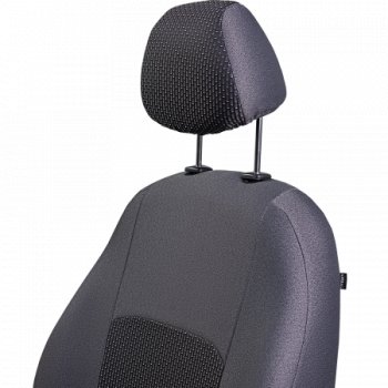 4 949 р. Комплект чехлов для сидений, (РЗС 40/60, 3Г жаккард) Дублин Lord Autofashion  Chevrolet Aveo  T300 (2011-2015) хэтчбек (серый, вставка серая, строчка серая)  с доставкой в г. Майкоп. Увеличить фотографию 7